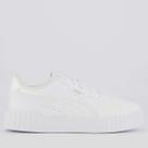 Tênis Puma Carina 3.0 Holo 2.0 PS Infantil Branco