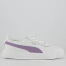 Tênis Puma Carina BDP Feminino Branco e Lilás