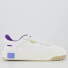 Tênis Puma Carina Street BDP Feminino Branco e Roxo Tênis Puma Carina Street BDP Feminino Branco e Roxo