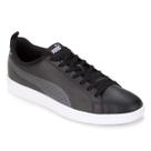 Tênis Puma Casual Smash Ace V2 Preto/Branco Masculino Adulto