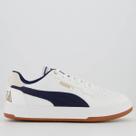 Tênis Puma Caven 2.0 Retro Club Branco e Marinho