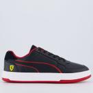 Tênis Puma Ferrari Caven 2.0 Preto e Branco