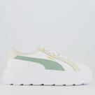 Tênis Puma Karmen L BDP Feminino Branco e Verde