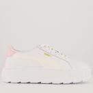 Tênis Puma Karmen L Feminino Branco e Rosa