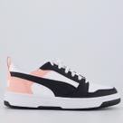 Tênis Puma Rebound V6 Feminino Preto e Rosa