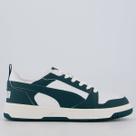 Tênis Puma Rebound V6 Low Branco e Verde