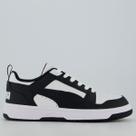 Tênis Puma Rebound V6 Low Preto e Branco