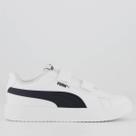 Tênis Puma Rickie Classic Juvenil Branco e Preto