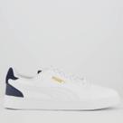 Tênis Puma Shuffle Branco e Dourado Tênis Puma Shuffle Branco e Dourado