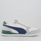 Tênis Puma ST Runner V2 SN BDP Branco e Cinza