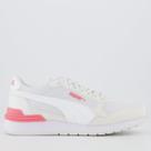 Tênis Puma St Runner V4 Mesh Feminino Cinza e Rosa