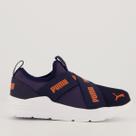 Tênis Puma Wired Run Slip-ON PS BDP Infantil Marinho