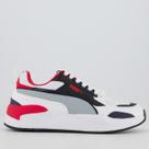 Tênis Puma X Ray 2 Square BDP Branco e Vermelho
