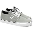 Tênis Qix Combat 3 Lona Vulcanizado Cinza Branco