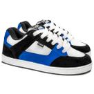 Tênis Qix Skate Retrô AM Preto Azul Branco