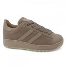 Tenis Quiz 68185130 Flatform Camurça Feminino