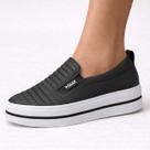 Tênis Quiz Slip On Plataforma Preto