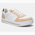 Tênis Ramarim Casual Feminino - Branco e Bege Tênis Ramarim Casual Feminino - Branco e Bege
