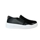 Tênis Ramarim Casual Slip On Croco 2481101 Preto
