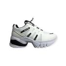 Tênis Ramarim Edição Limitada Feminino Casual Branco Preto Plataforma Original Ref 2580132