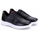 Tênis Ranster Masculino Couro Bovino Ultra Light Gel Tamanho:37Cor:Preto