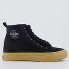 Tênis Redley High Látex Feminino Preto