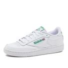 Tênis Reebok Club C 85 branco/verdes tamanho 9.5