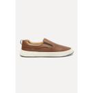 Tênis Reserva Asher Slip on marrom Couro