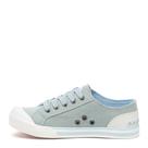 Tênis Rocket Dog Jazzin feminino de algodão azul claro 6,5 EUA