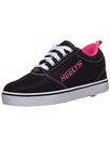 Tênis Roller Heelys Pro 20 Preto/Branco/Rosa Feminino 9