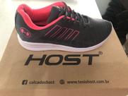 Tênis ROST FEMININO grafite/pink
