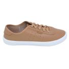 Tênis Sapatênis Feminino Casual Moleca Ultra Conforto Básico Com Cadarço 5296.584 Nude