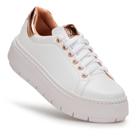 Tênis Sapatenis Feminino Moda Casual Fashion Sola Reta Leve Cadarço Passeio Trabalho Dia a dia