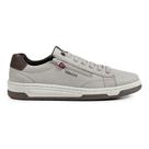 Tenis Sapatênis Ferracini VOX Casual Masculino Couro Cinza