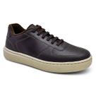 Tênis Sapatênis Masculino Estilo Casual Elegante Conforto Leve Resistente Sola Costurada Marrom