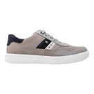 Tênis Sapatênis Pegada Faixas Couro Cinza Masculino Casual Tênis Sapatênis Pegada Faixas Couro Cinza Masculino Casual