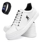 Tênis Sapatenis Polo Plus Masculino Casual Com Relógio