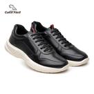 Tenis sapatênis sneaker masculino preto com sola branca