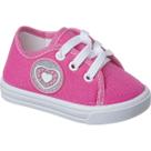 Tenis Sapatinho de Sola Bebe Com cadarço Coração Tenis Sapatinho de Sola Bebe Com cadarço Coração