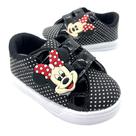 Tênis Sapatinho Infantil Miney Com Bolinhas Preto Para Bebê Tênis Sapatinho Infantil Miney Com Bolinhas Preto Para Bebê