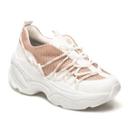 Tênis sapato feminino sola grande com cadarço Daddy Sneaker Chunky plataforma