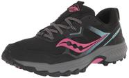 Tênis Saucony Excursion Tr16 para Corrida Trail Preto e Fúcsia 37 Largura 7 Tênis Saucony Excursion Tr16 para Corrida Trail Preto e Fúcsia 37 Largura 7