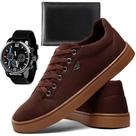 Tênis Skatista Casual + Relógio e Carteira Masculino- Adsshoes