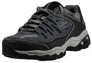 Tênis Skechers Afterburn Memory Foam para homens azul marinho