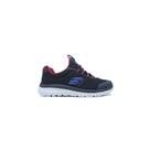 Tenis Skechers Bontiful infantil - masculino - preto e vermelho