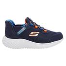 Tênis Skechers Bounder Brisk Burst Marinho e Azul Infantil