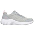 Tênis Skechers Bounder Ez-Breeze Infantil Cinza Claro -