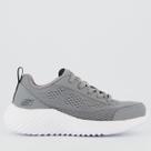 Tênis Skechers Bounder Quanta-Pacer Infantil Cinza Tênis Skechers Bounder Quanta-Pacer Infantil Cinza