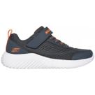 Tênis Skechers Bounder Quantarun Infantil Chumbo -