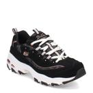 Tênis Skechers D'Lites-Me Time femininos preto/rosa dourado 5,5 W